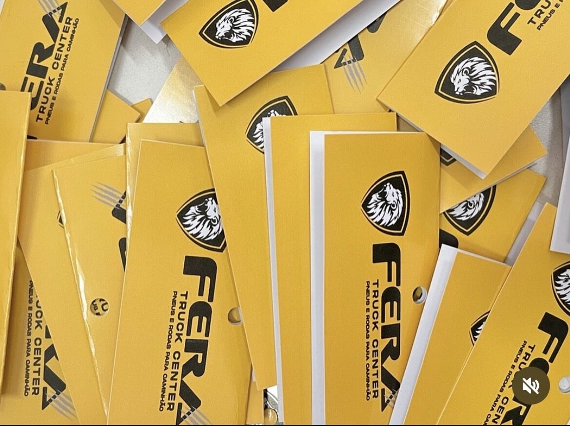 Solapas personalizadas impressas pela Up Impressos