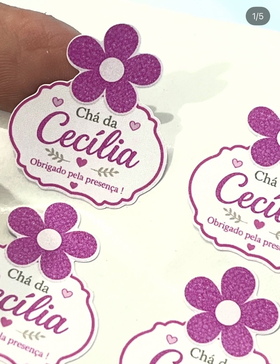 Impressos personalizados para identificação de produtos e eventos
